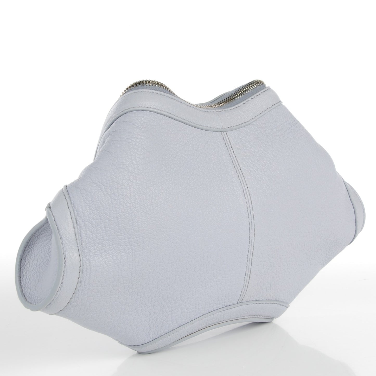Calfskin De Manta Clutch Cloud Blue