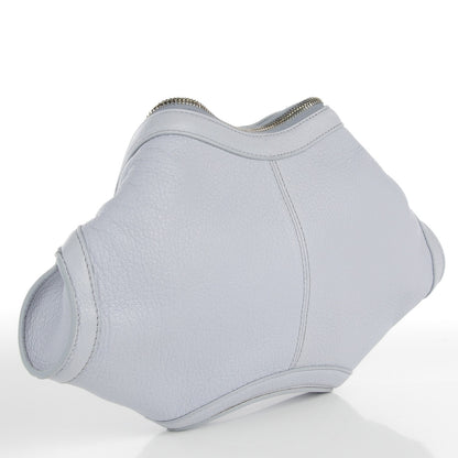 Alexander McQueen Calfskin De Manta Clutch Cloud Blue 3 of 7