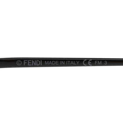 Fendi Metal F is Fendi Printed Run Away Round Frame Sunglasses FF 0285/S Black 6 of 8