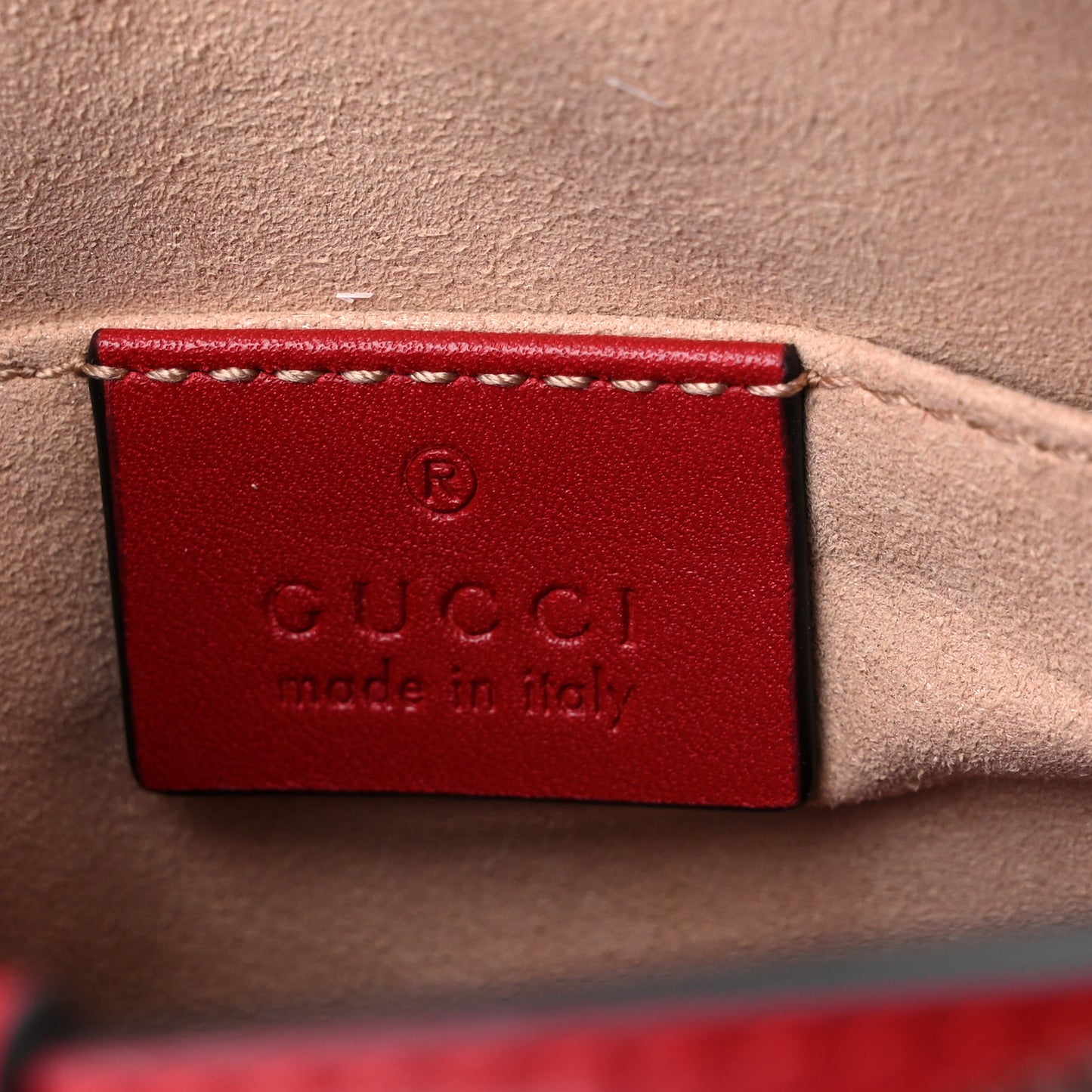 Calfskin Matelasse GG Marmont Belt Bag 85 34 Hibiscus Red