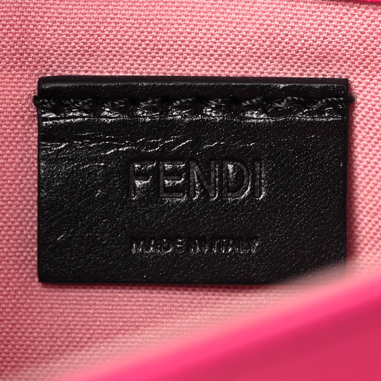 Vitello Flamingo Tube Wallet on Chain Fuchsia