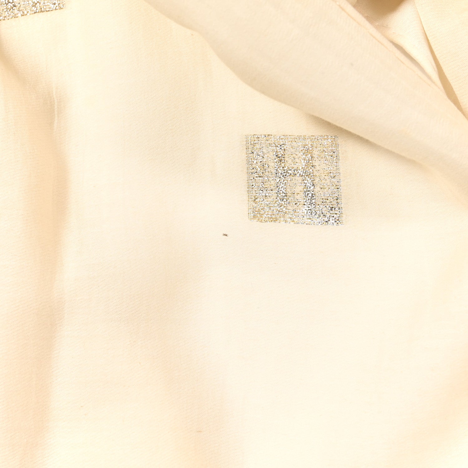 Hermes Cotton Silk Cheche H Scarf Ecru 8 of 12