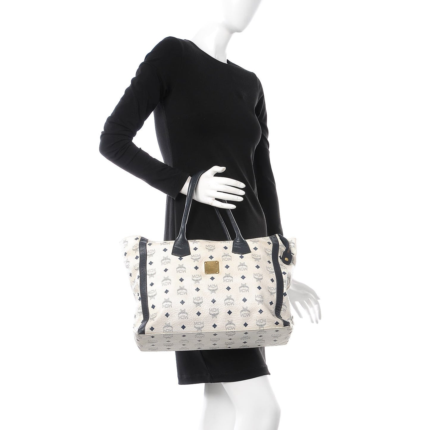 Visetos Medium Tote White