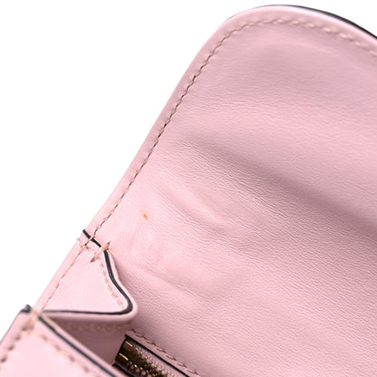 Valentino Garavani Vitello Small Glam Lock Rockstud Flap Water Rose 10 of 13