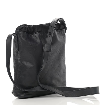 Louis Vuitton Calfskin Monogram Shadow Nano Bag Black 3 of 10