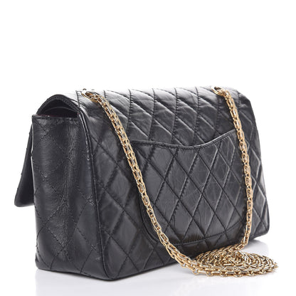 Chanel Aged Calfskin Quilted 2.55 Reissue 226 Flap Black 3 of 9