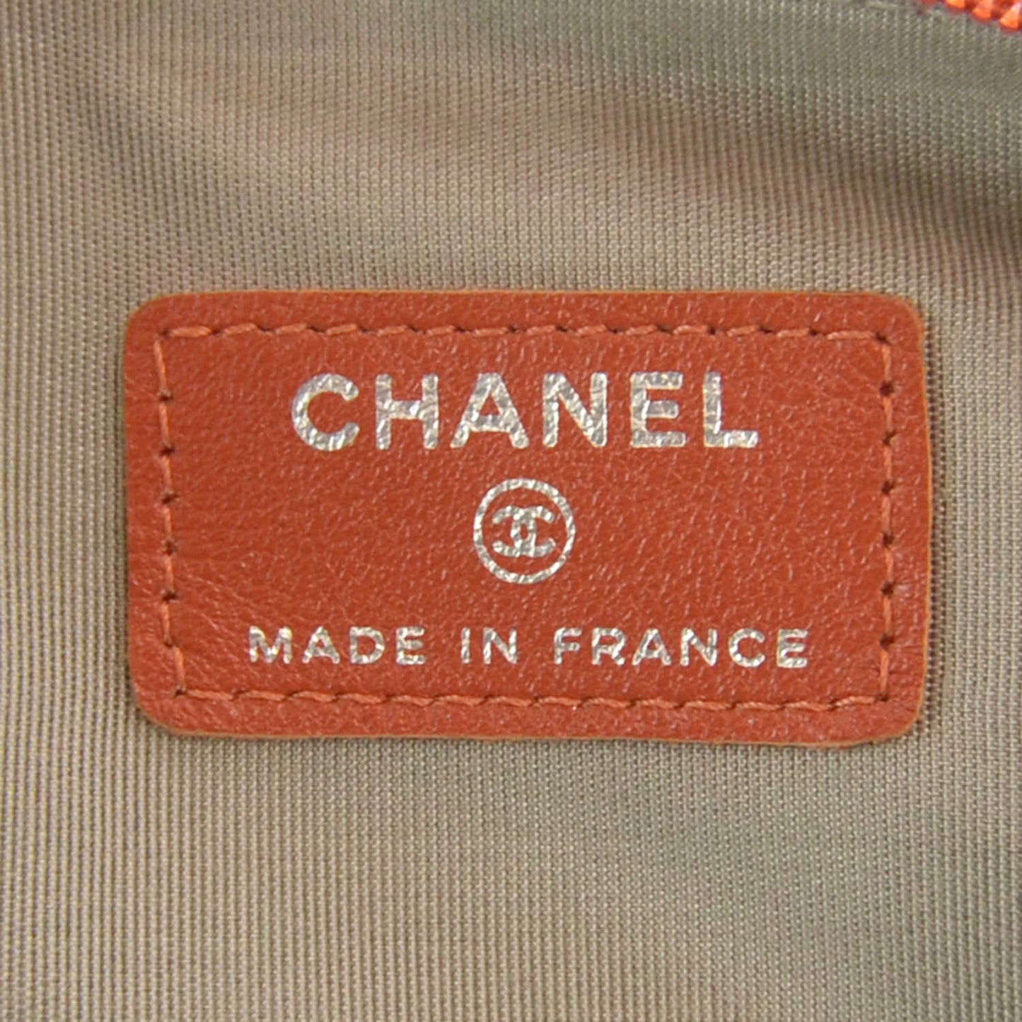 Caviar CC Flat Trousse Cosmetic Pouch Brique Clair