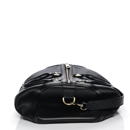 Gucci Calfskin Microguccissima Trim Medium Boston Black 9 of 9