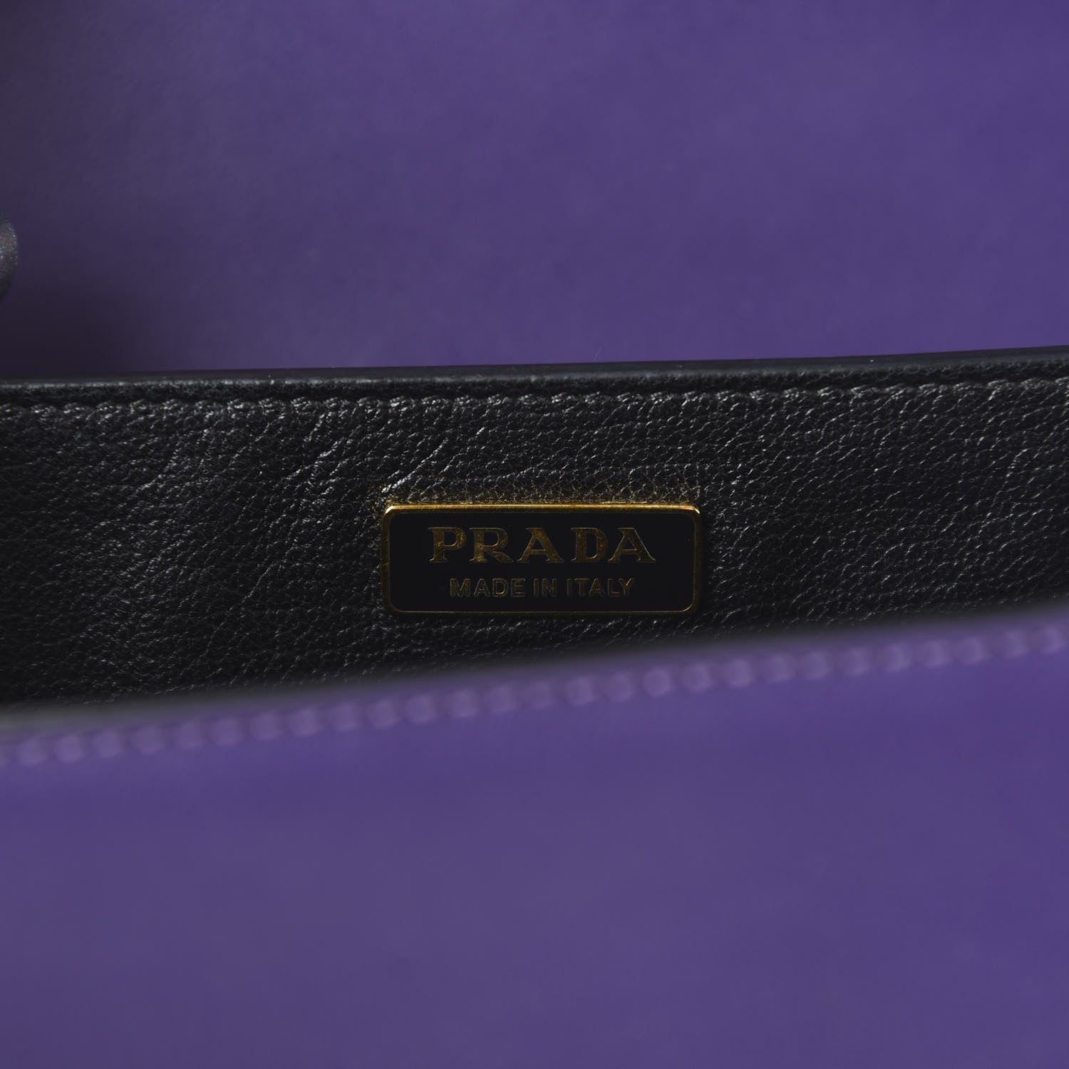 Prada City Calf Saffiano Cahier Bag Viola Black 8 of 9