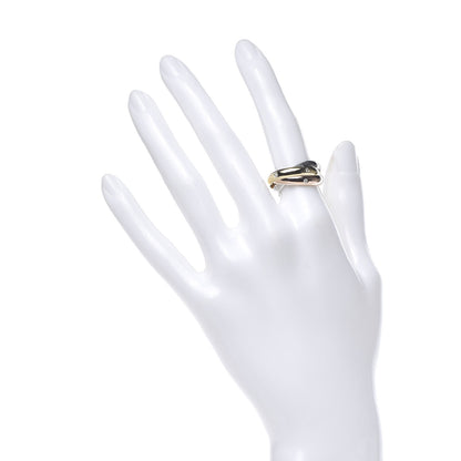 Cartier 18K Pink Yellow White Gold Diamond Trinity Ring 53 6.25 2 of 7