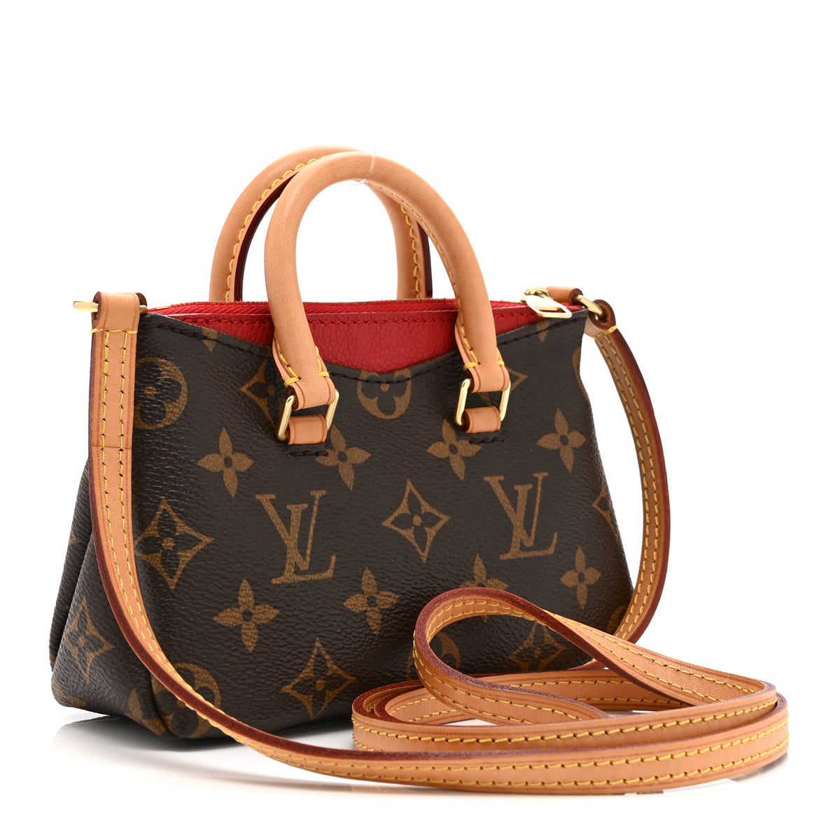 Louis Vuitton Monogram Nano Pallas Cherry 3 of 10