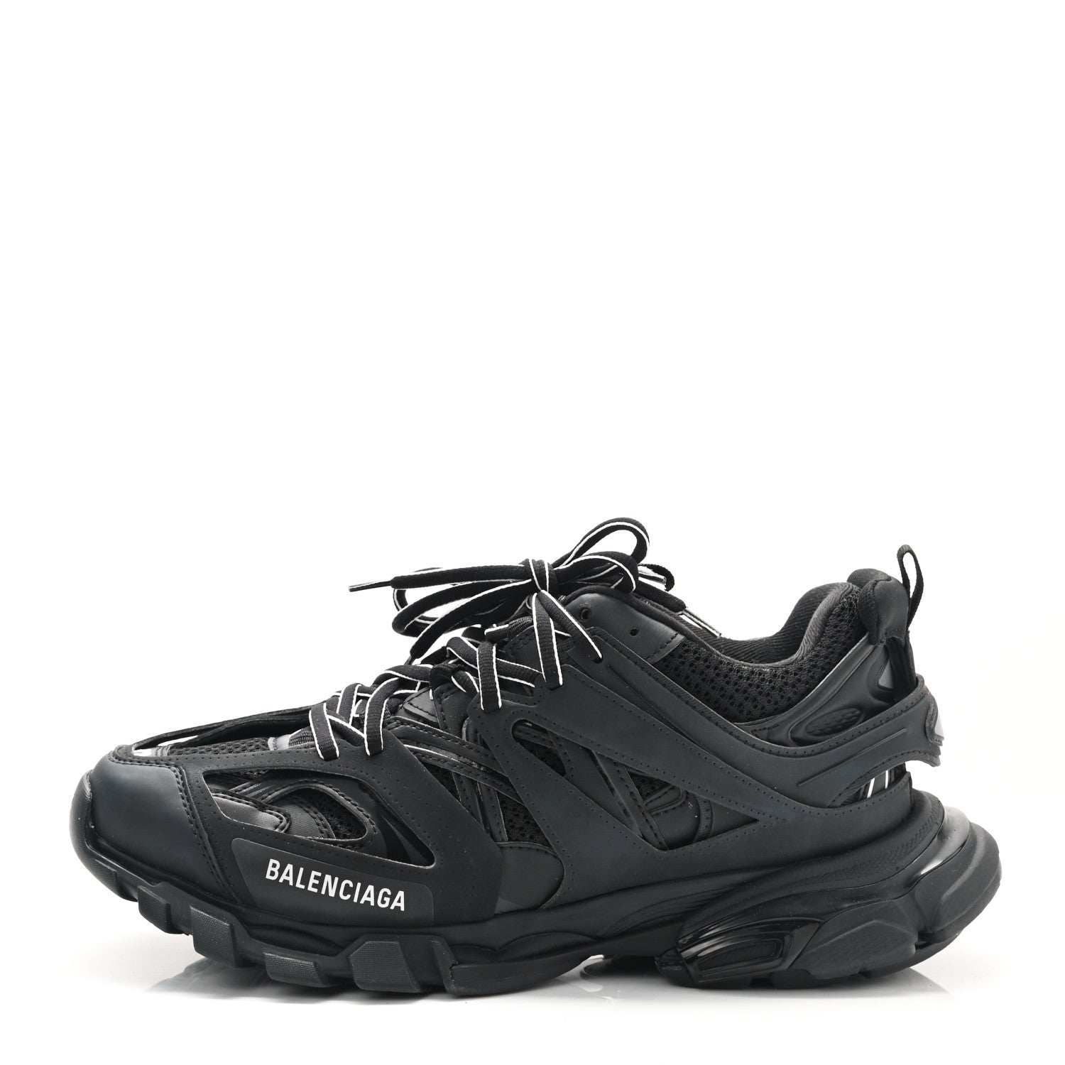 Balenciaga Mesh Nylon Mens Track Sneakers 42 Black 1 of 8