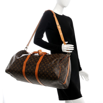 Louis Vuitton Monogram Keepall Bandouliere 55 2 of 15