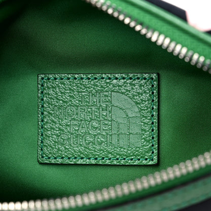 Gucci X THE NORTH FACE Econyl Nylon Textured Dollar Calfskin Belt Bag Black Turquoise New Shamarock New Cherry Red 6 of 8