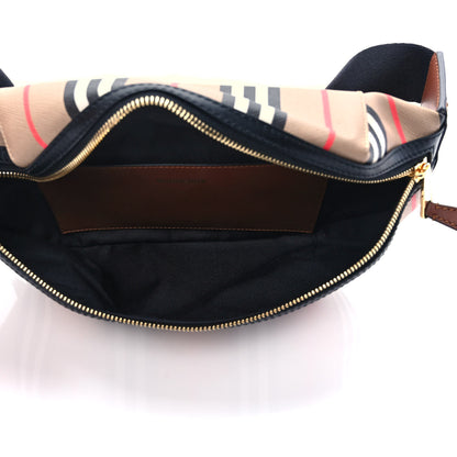 Burberry E-Canvas Icon Stripe Sonny Bum Bag Archive Beige 5 of 8
