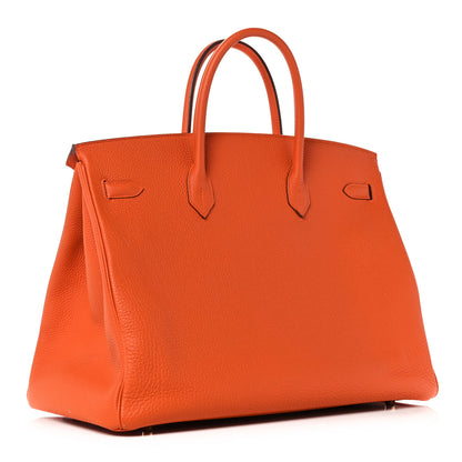 Hermes Togo Birkin 40 Orange 2 of 13