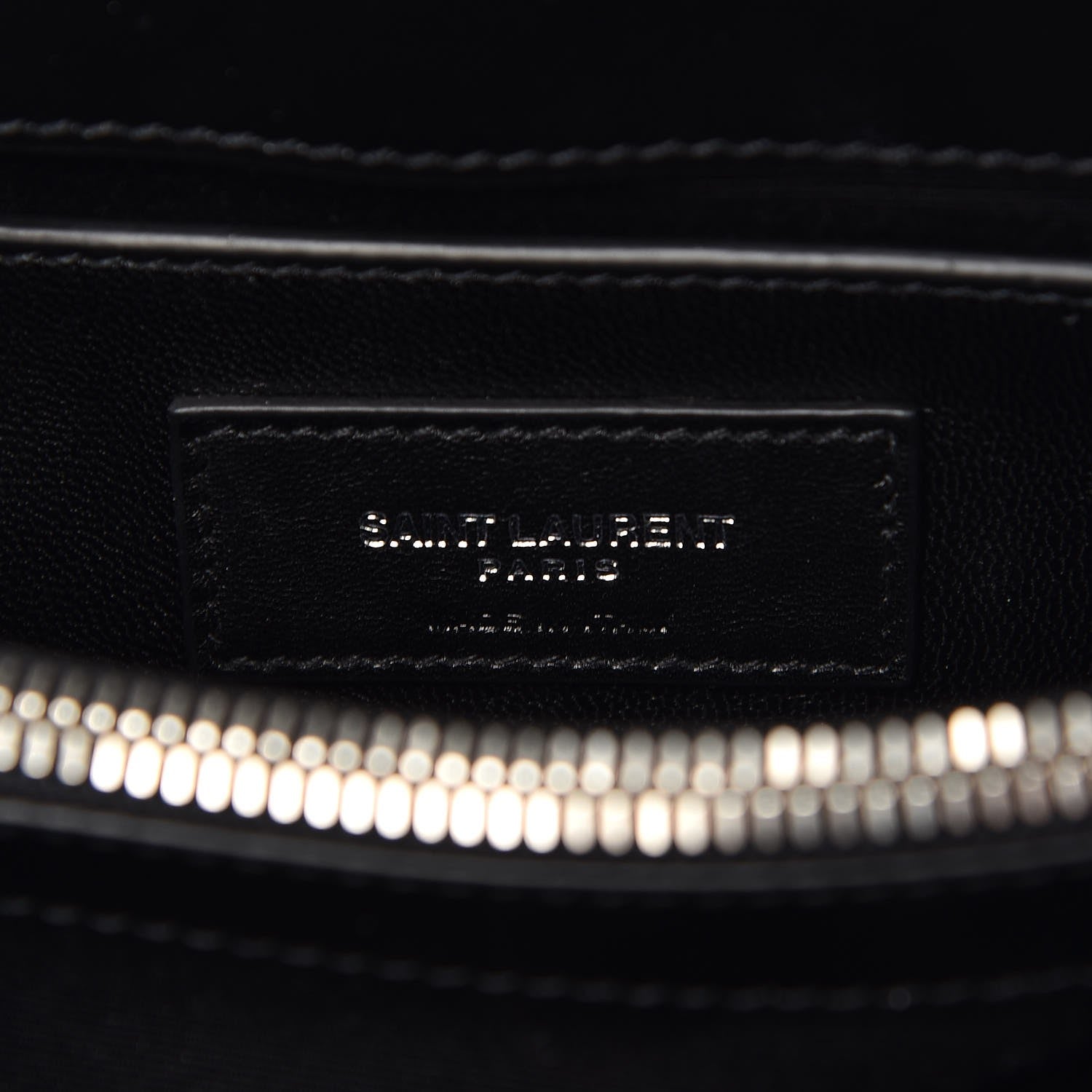 Saint Laurent Calfskin Y Quilted Monogram Small Loulou Chain Satchel Black 8 of 9