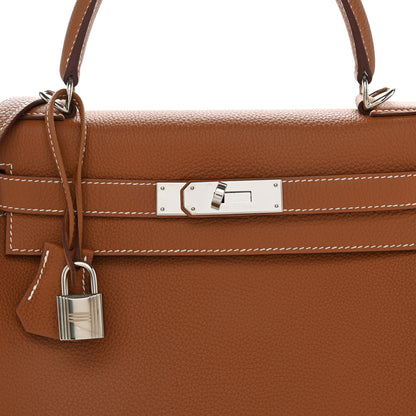 Hermes Togo Kelly Retourne 28 Gold 8 of 10