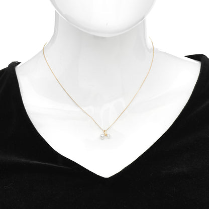Mikimoto 18K Yellow Gold Akoya Pearl 4-5mm Pendant Necklace 2 of 5