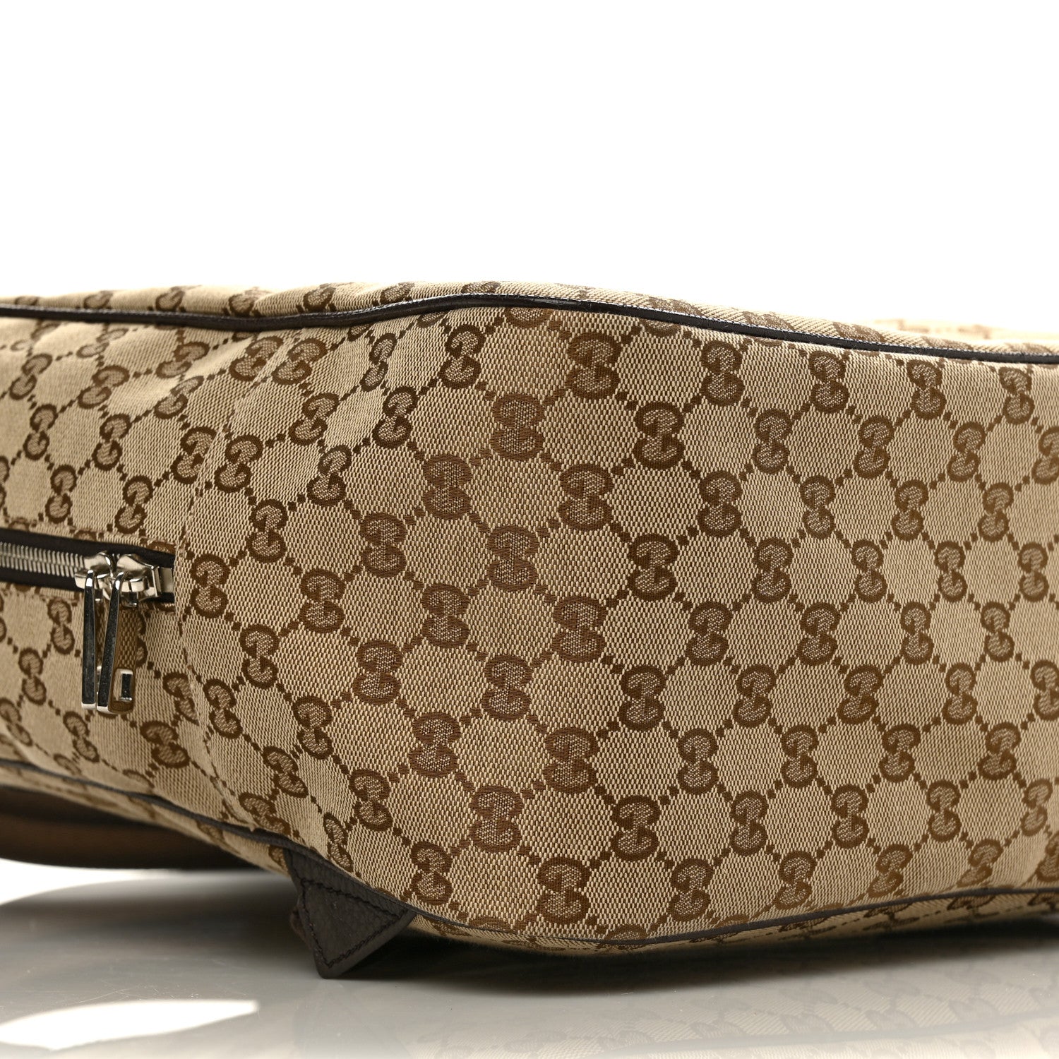 Gucci Monogram Travel Backpack Dark Brown 9 of 10