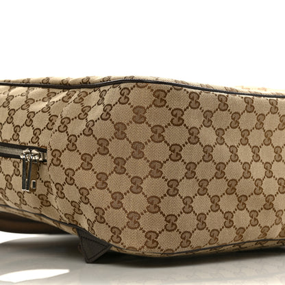 Gucci Monogram Travel Backpack Dark Brown 9 of 10
