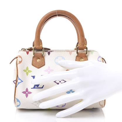 Louis Vuitton Monogram Multicolor Mini Sac HL Speedy White 2 of 9