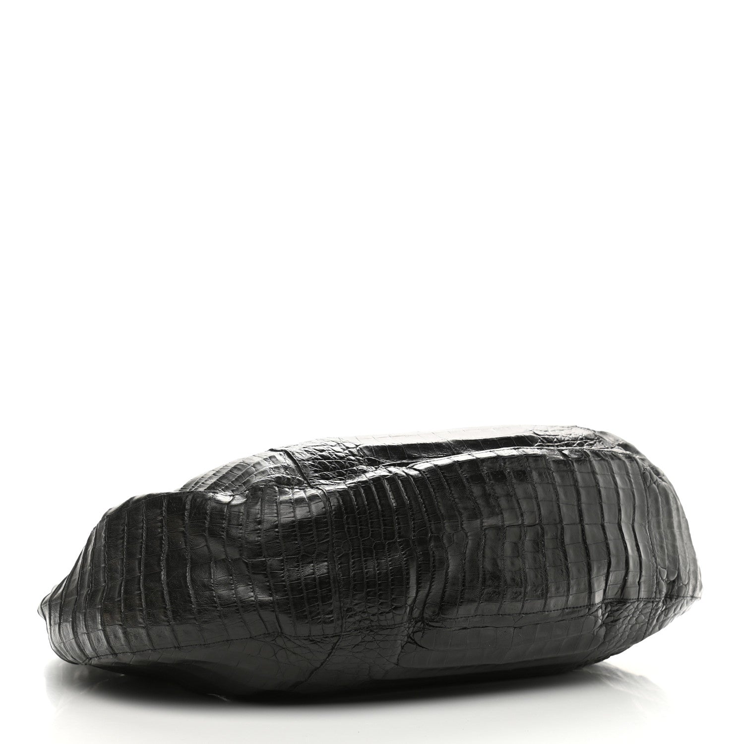 Nancy Gonzalez Crocodile Hobo Black 4 of 9
