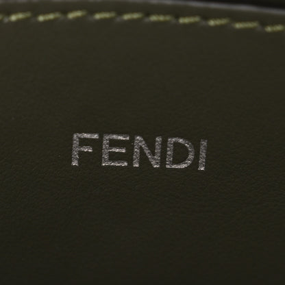 Fendi Cuoio Romano Vitello Cover Bi-Color Peekaboo I See U X Cross Satchel Ghiaia Oliva 7 of 11