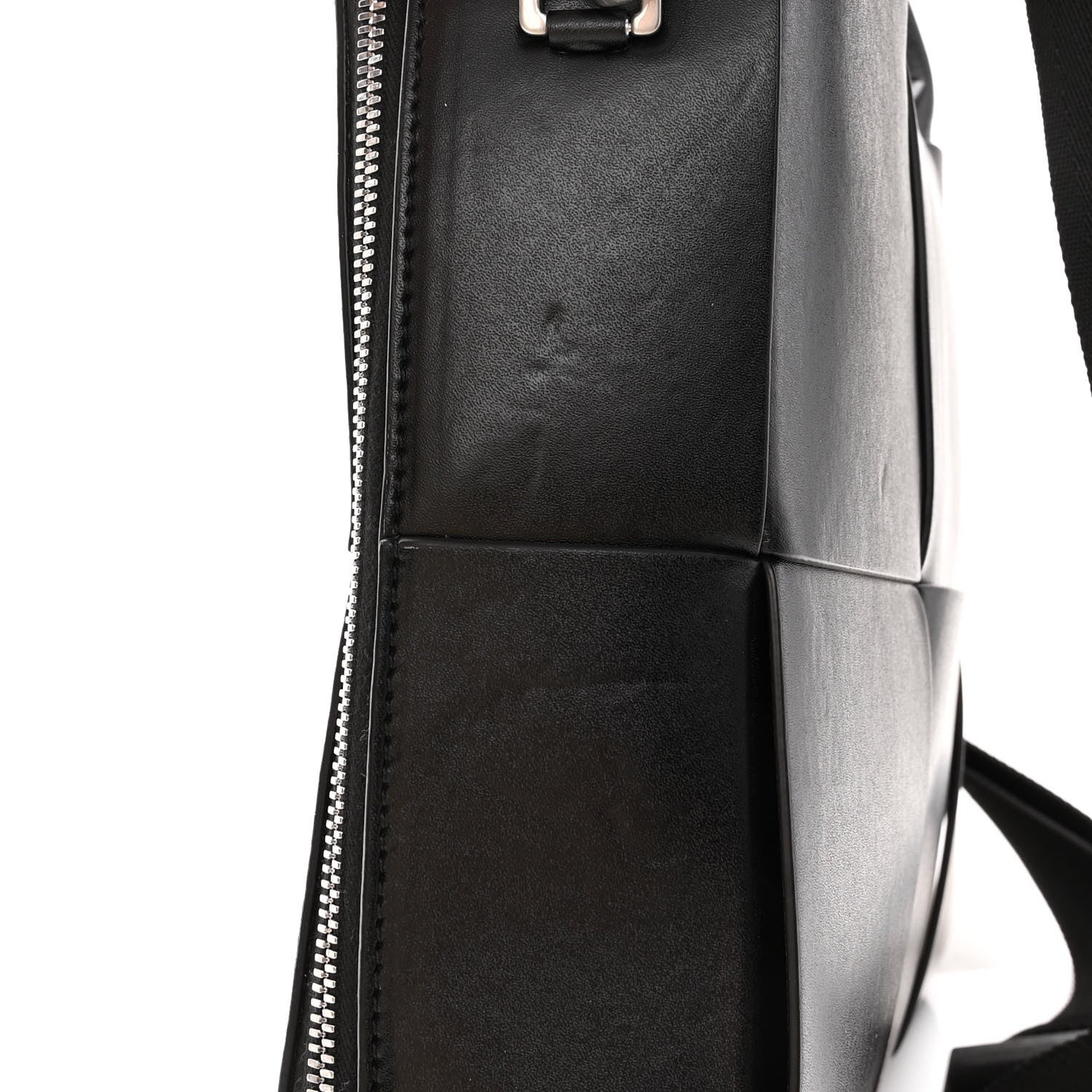 Bottega Veneta Calfskin Maxi Intrecciato Arco Briefcase Black 11 of 11