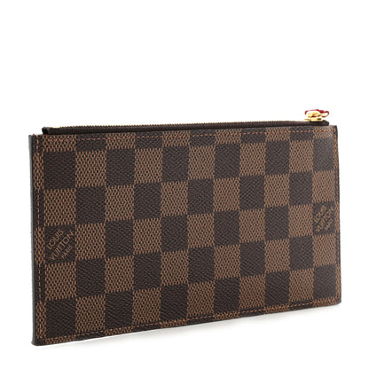 Louis Vuitton Damier Ebene Felicie Chain Wallet Zippered Insert 3 of 6