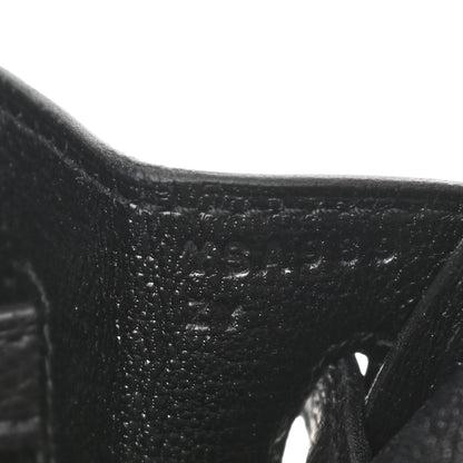 Hermes Togo Birkin 25 Black 7 of 11