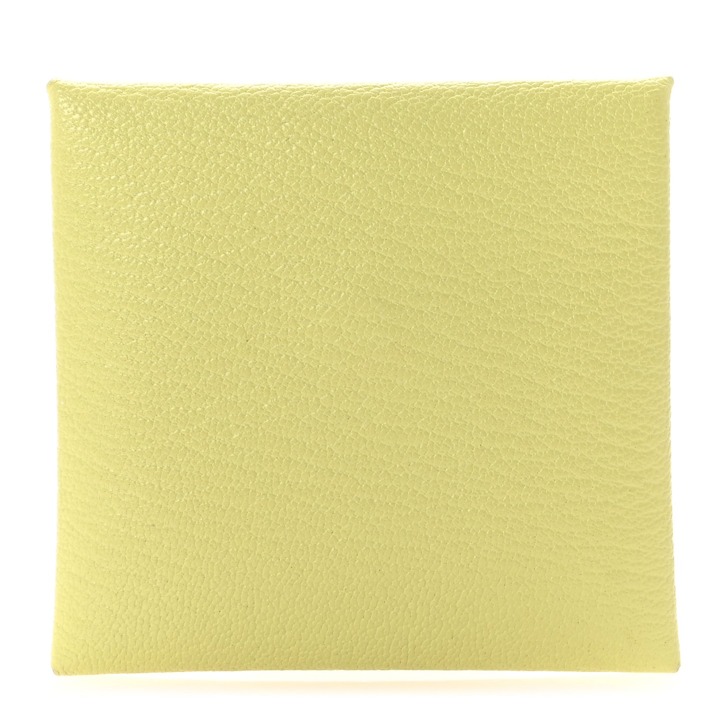 Chevre Mysore Bastia Verso Coin Purse Jaune Bourgeon Nata