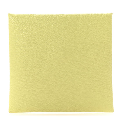 Hermes Chevre Mysore Bastia Verso Coin Purse Jaune Bourgeon Nata 1 of 7