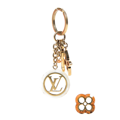 Louis Vuitton Colorline Bag Charm Key Holder White Brown 2 of 12