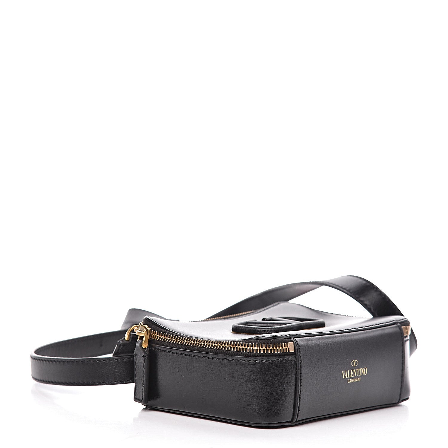Valentino Garavani Smooth Calfskin Small VSling Shoulder Bag Black 4 of 11