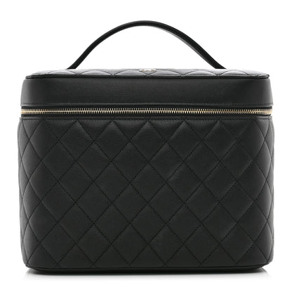 Chanel Caviar Quilted Large Vanity Pouch Black 1 of 7