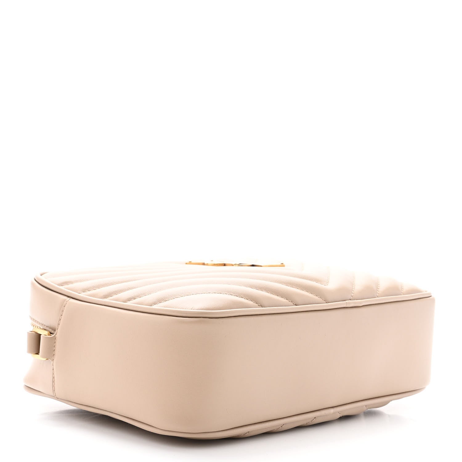 Saint Laurent Calfskin Matelasse Monogram Lou Camera Bag Dark Beige 4 of 11