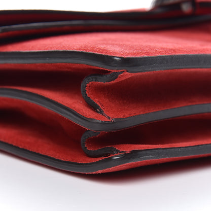 Gucci Suede Vitello Velvet Small Dionysus Shoulder Bag Vulcanic Red 11 of 12