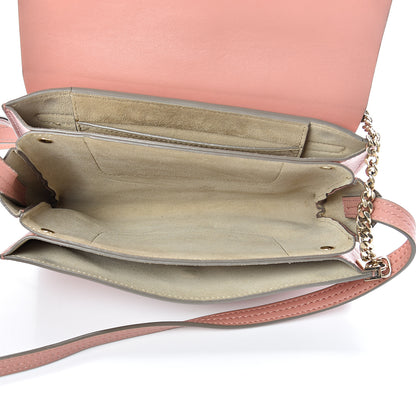 Chloe Suede Calfskin Small Faye Shoulder Bag Blushy Pink 4 of 17