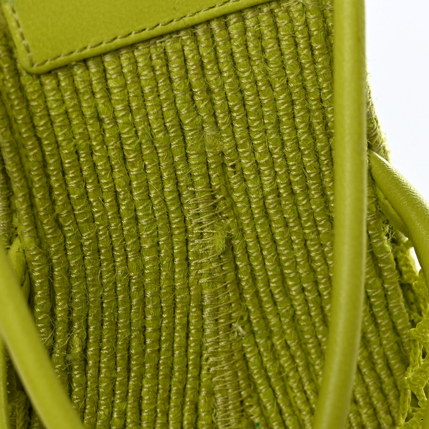 Mesh Lambskin Sporty Web Stretch Ankle Tie Espadrilles 38 Kiwi