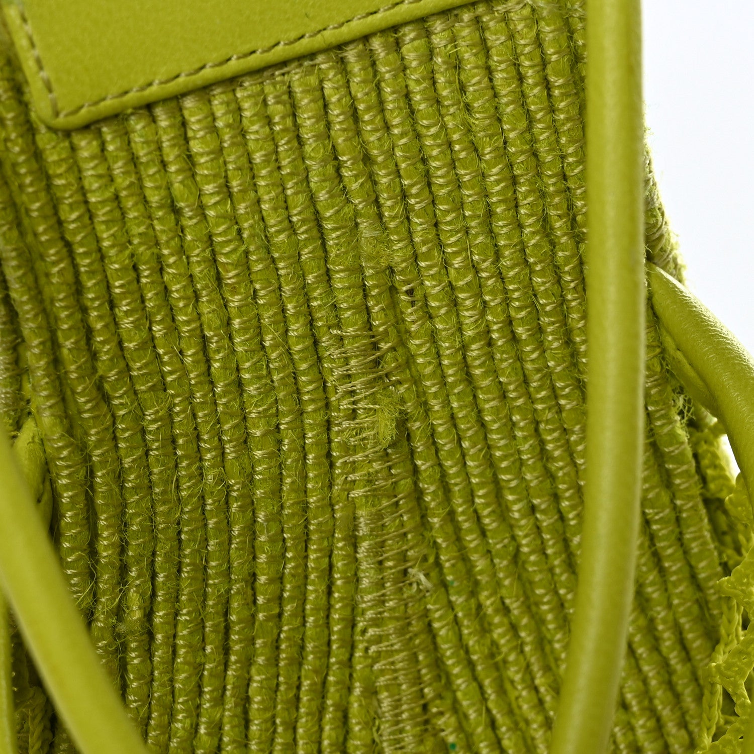 Bottega Veneta Mesh Lambskin Sporty Web Stretch Ankle Tie Espadrilles 38 Kiwi 8 of 8