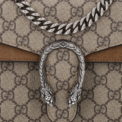 Gucci GG Supreme Monogram Mini Dionysus Shoulder Bag Taupe 8 of 11