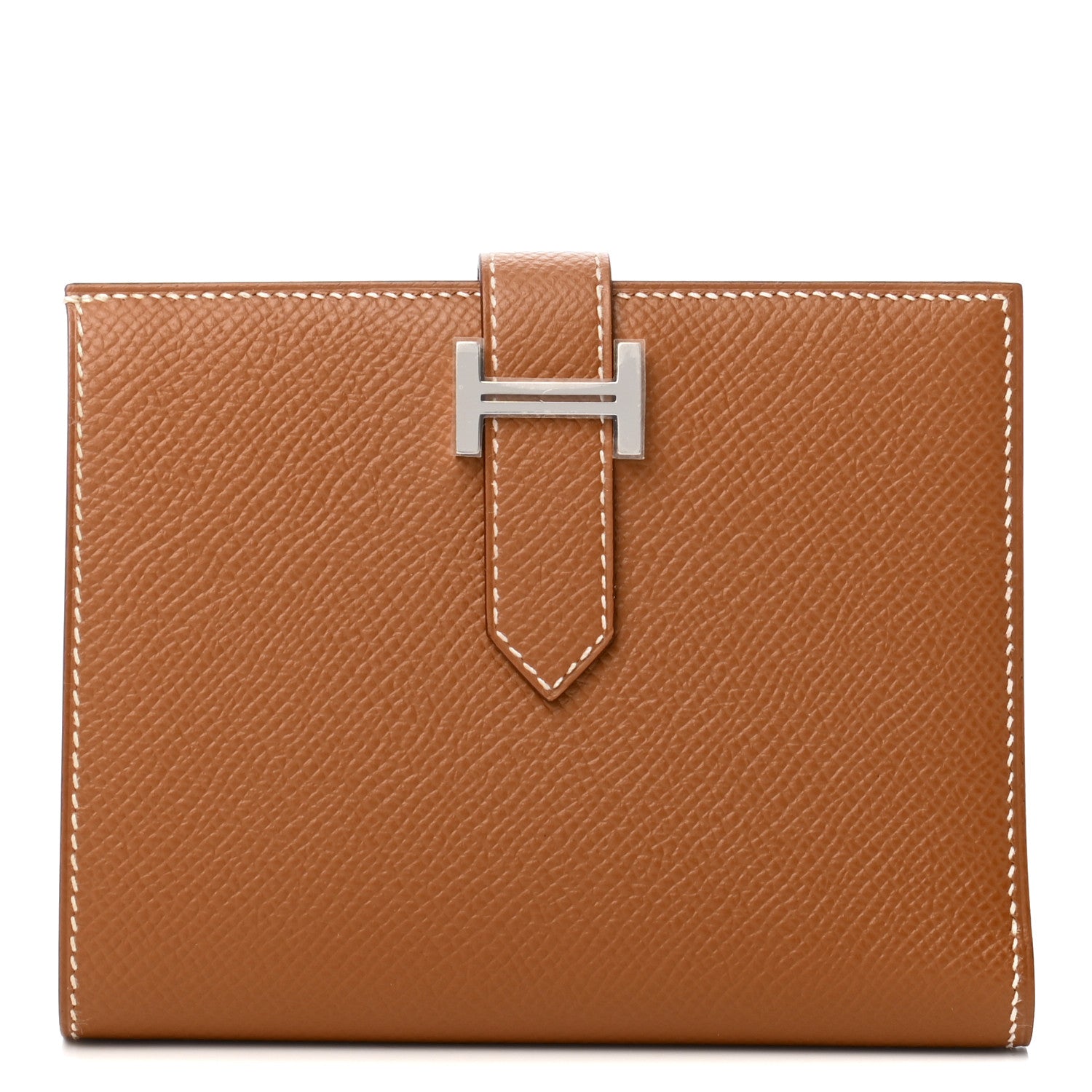 Hermes Epsom Bearn Compact Wallet Gold 1 of 7