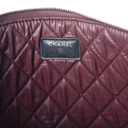 Chanel Lambskin Quilted Large Pouch Black 5 of 9