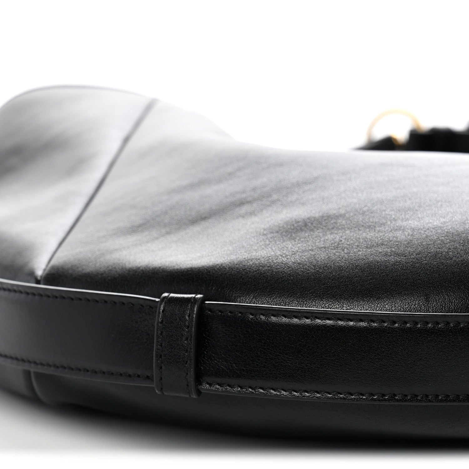 Saint Laurent Calfskin Mombasa Shoulder Bag Black 9 of 10