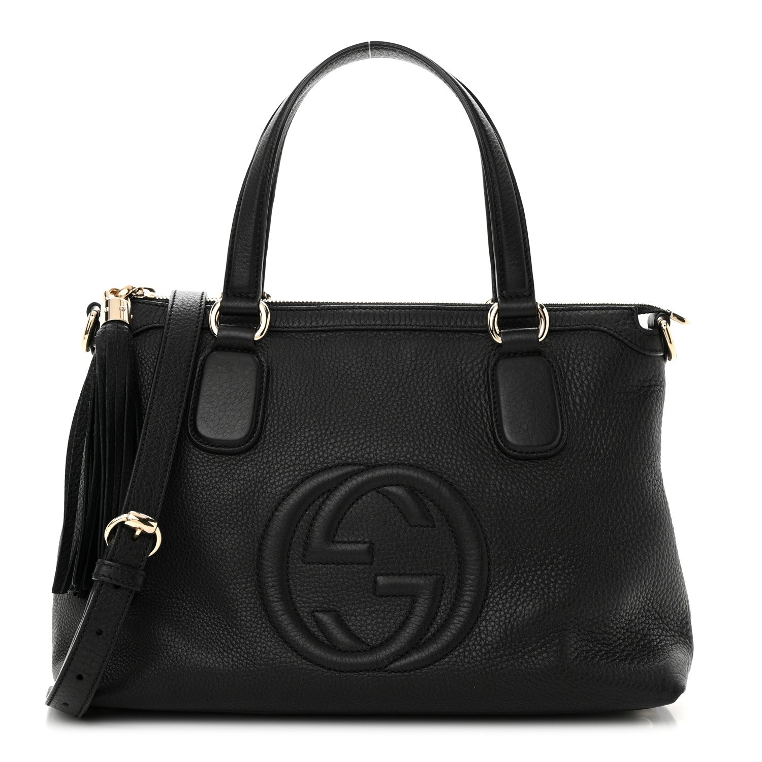 Gucci Cellarius Calfskin Small Soho Top Handle Satchel Black 1 of 11