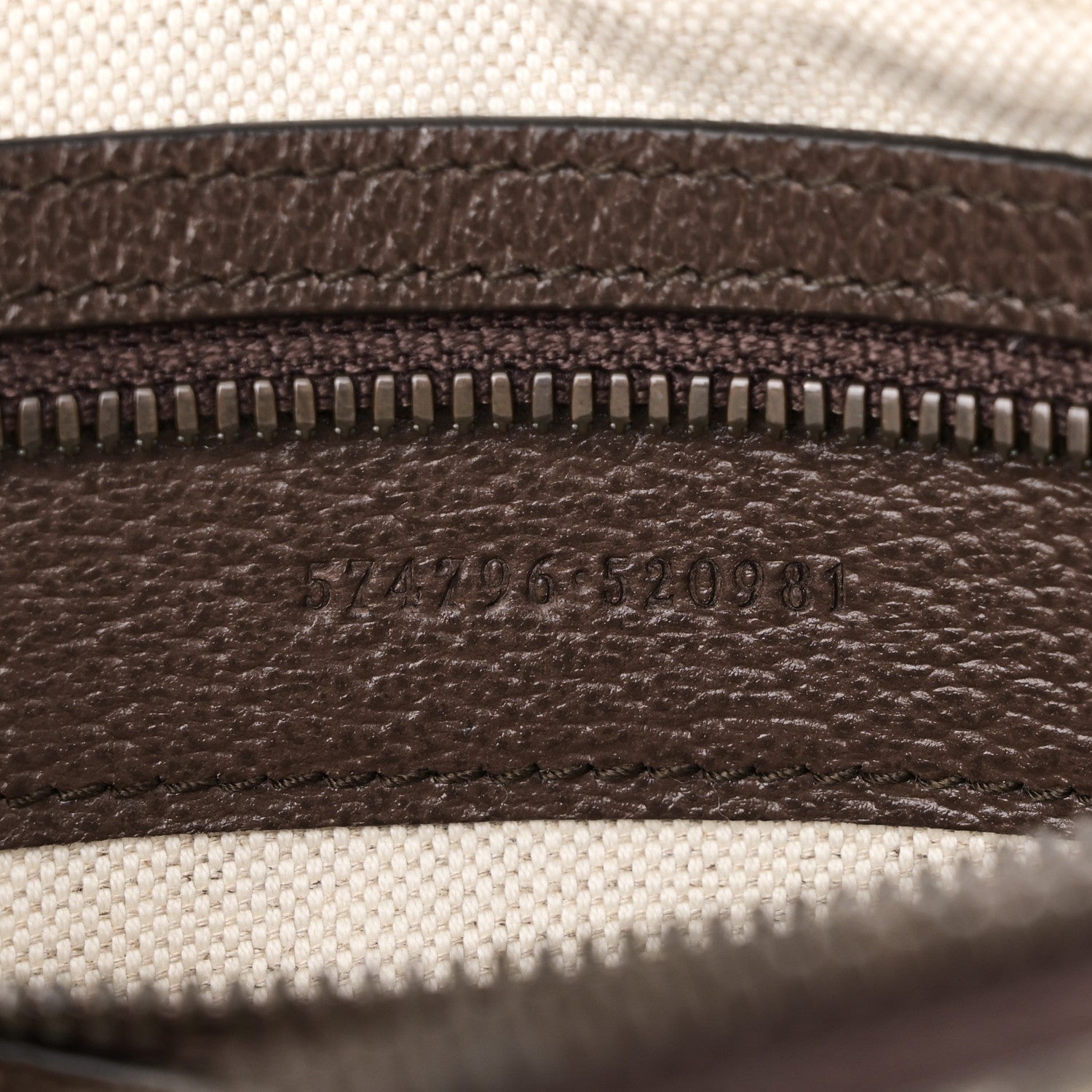 Gucci Soft GG Supreme Monogram Medium Ophidia Belt Bag Dark Brown 7 of 10
