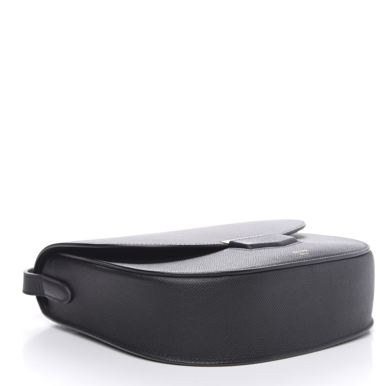 Celine Grained Calfskin Small Trotteur Black 4 of 11