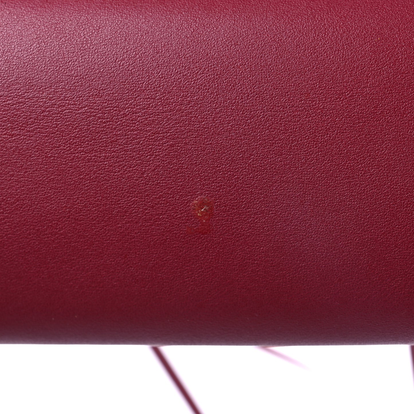 Vegan Leather Small Shopping Bag Oxblood