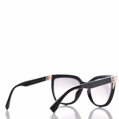 Fendi Oversized Fendista Sunglasses FF 0128/S Shiny Black 4 of 7